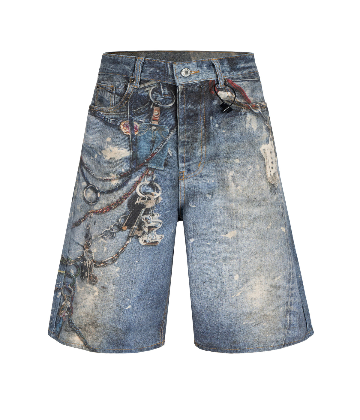 UNDEVELOPED LOCKSMITH DENIM SHORTS - AVBL MRKT (1)