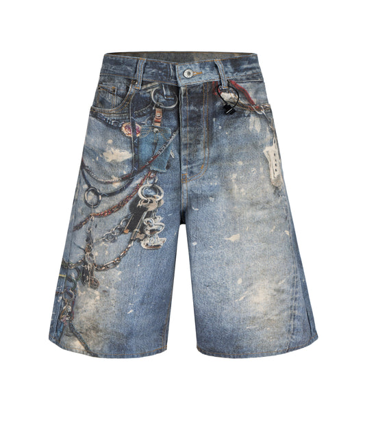 UNDEVELOPED LOCKSMITH DENIM SHORTS - AVBL MRKT (1)