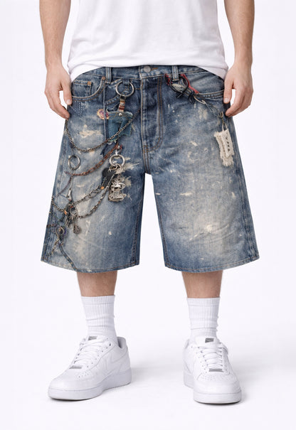 UNDEVELOPED LOCKSMITH DENIM SHORTS - AVBL MRKT (2)