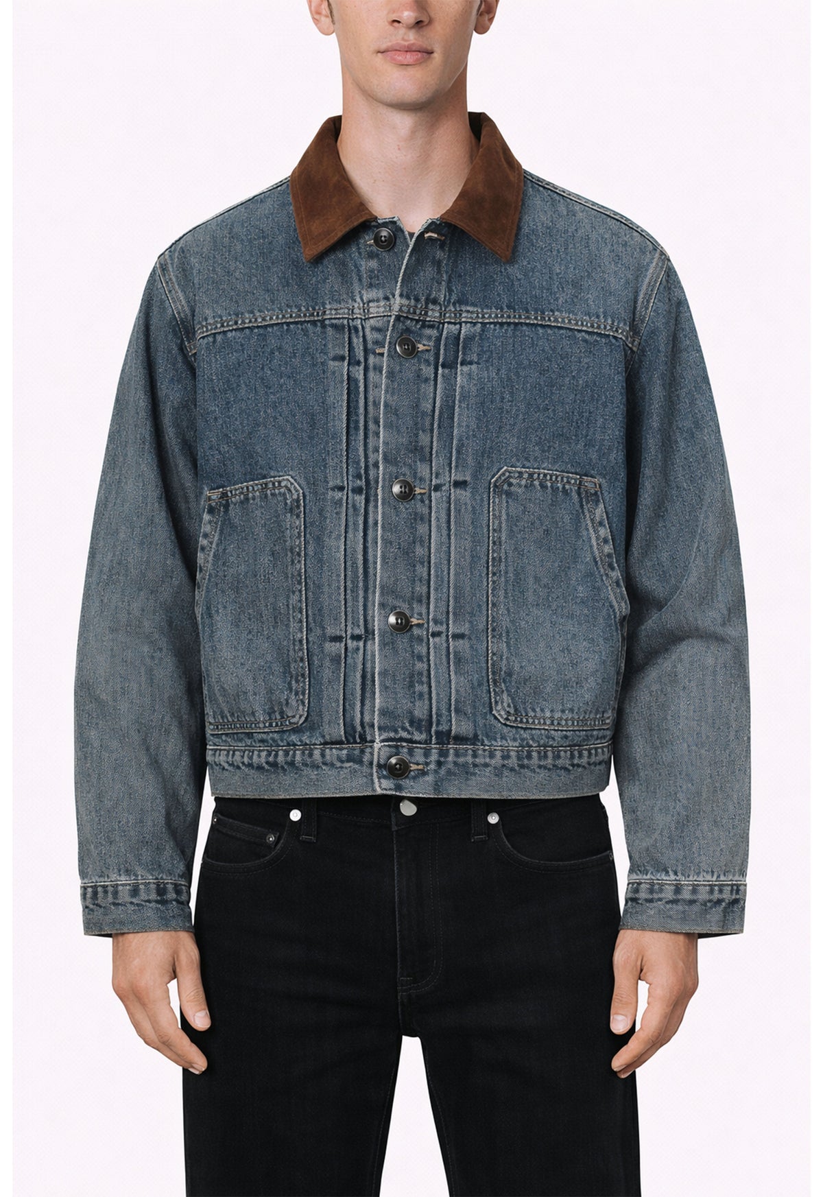 UNDEVELOPED LUMBERJACK DENIM JACKET - AVBL MRKT (2)
