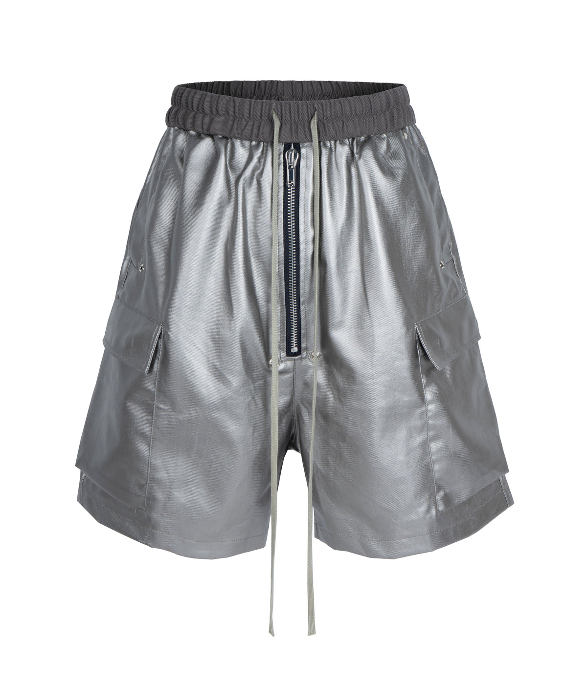 UNDEVELOPED METALLIC SHINE CARGO SHORTS - AVBL MRKT (1)