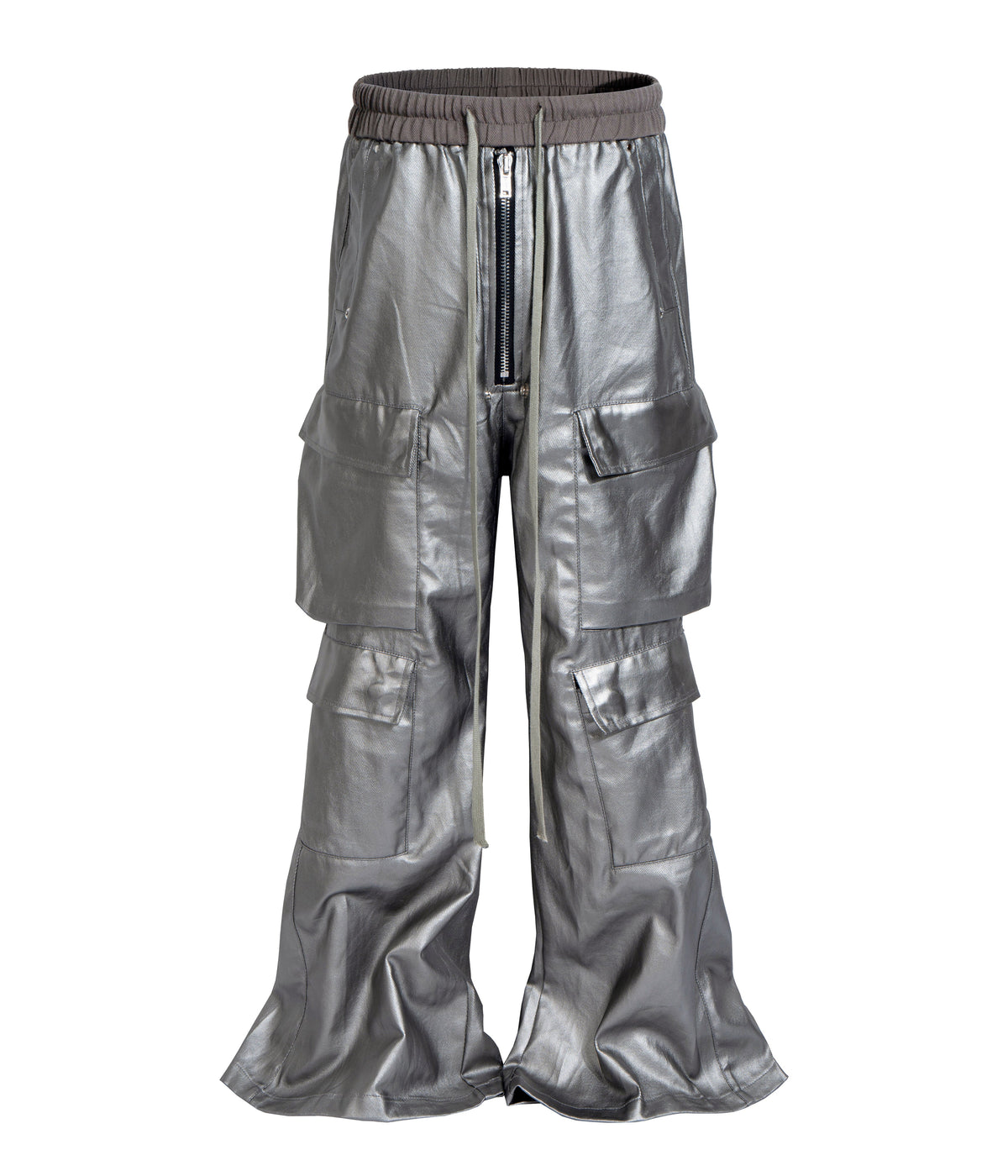 UNDEVELOPED METTALIC FLOW CARGO PANTS - AVBL MRKT (1)