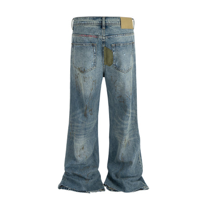UNDEVELOPED MUD PATCHWORK FLARE DENIM - AVBL MRKT (3)