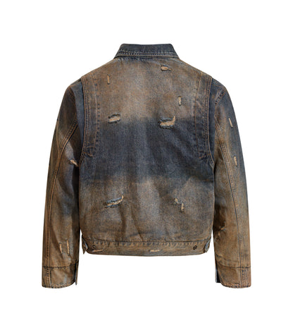 UNDEVELOPED MUD WAX DENIM JACKET - AVBL MRKT (3)