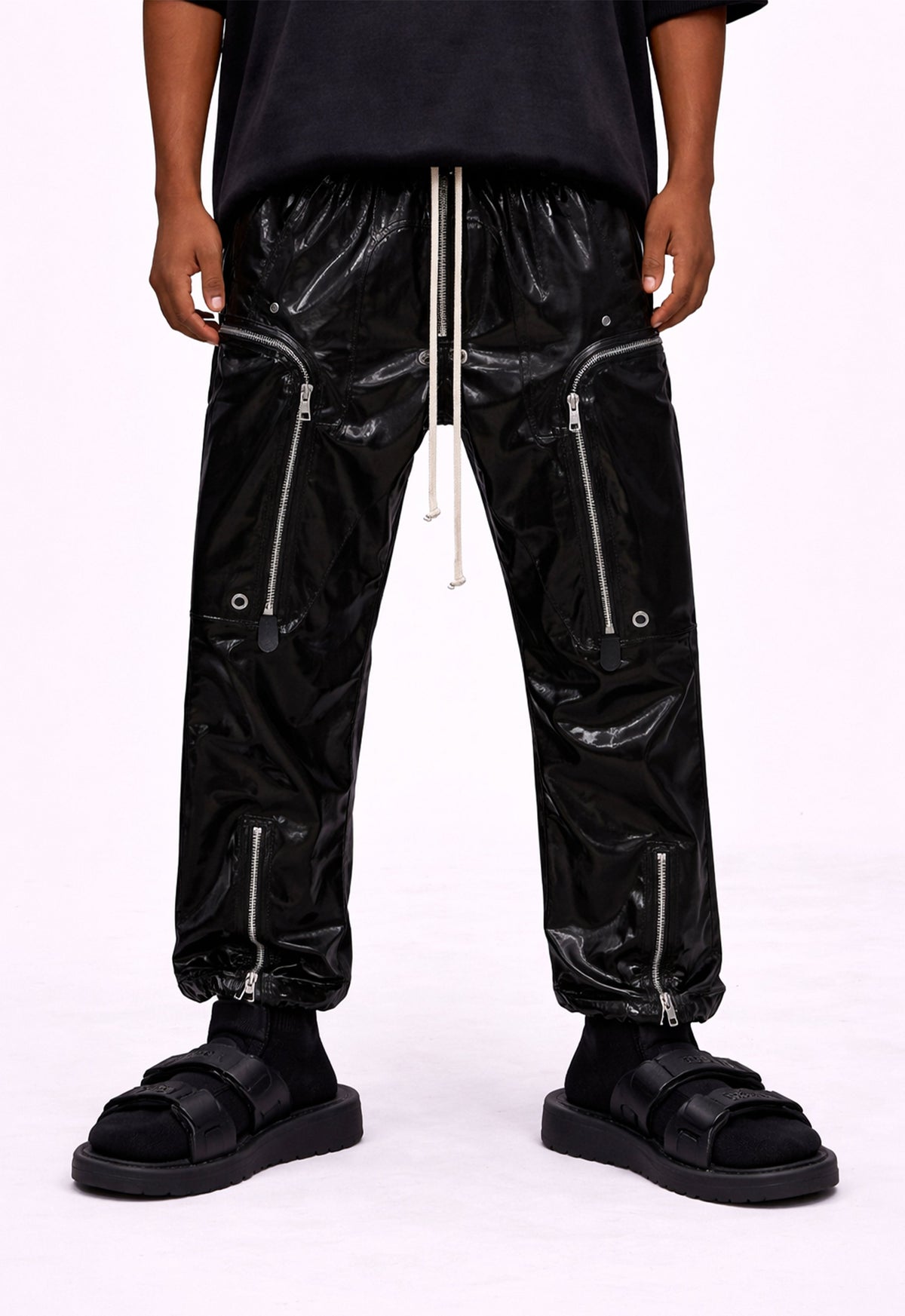 UNDEVELOPED NOIR ARCANE ZIP PANTS - AVBL MRKT (2)
