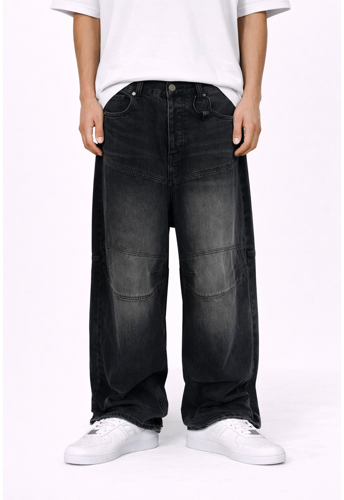 UNDEVELOPED NOIR BAGGY BIKER DENIM - AVBL MRKT (2)