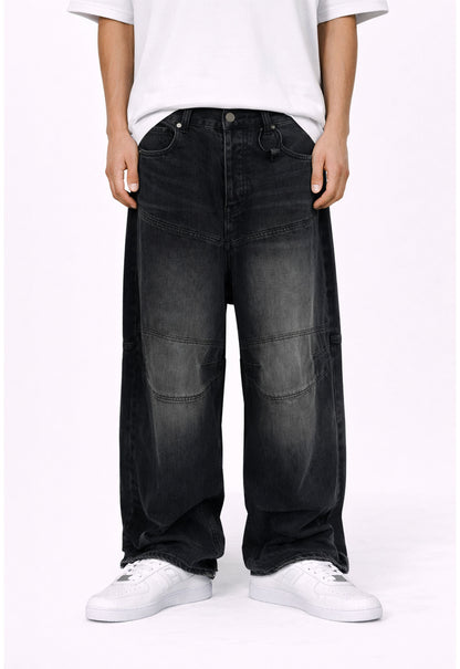 UNDEVELOPED NOIR BAGGY BIKER DENIM - AVBL MRKT (2)