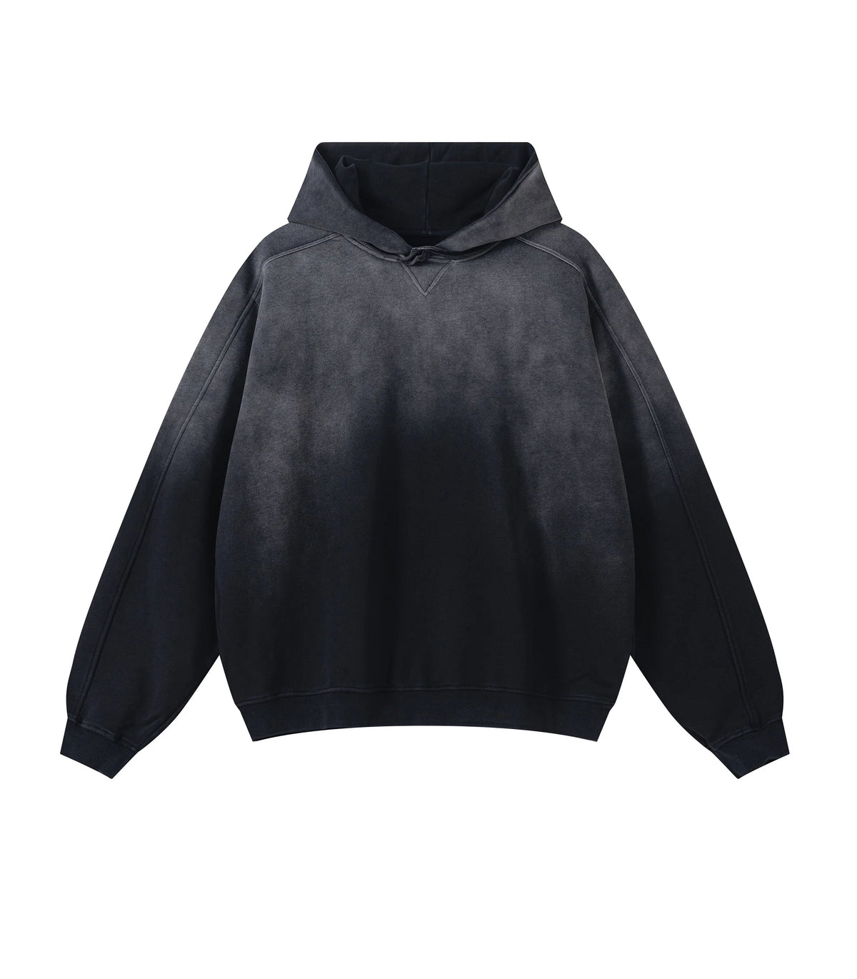 UNDEVELOPED NOIR CONTRAST PANEL HOODIE - AVBL MRKT (1)