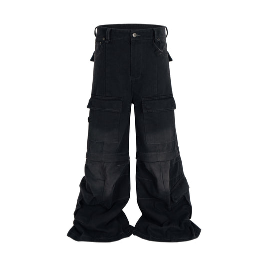UNDEVELOPED NOIR CONVERT CARGO DENIM - AVBL MRKT (1)