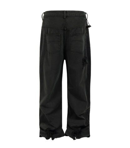 UNDEVELOPED NOIR DESTROYED WORK PANTS - AVBL MRKT (2)