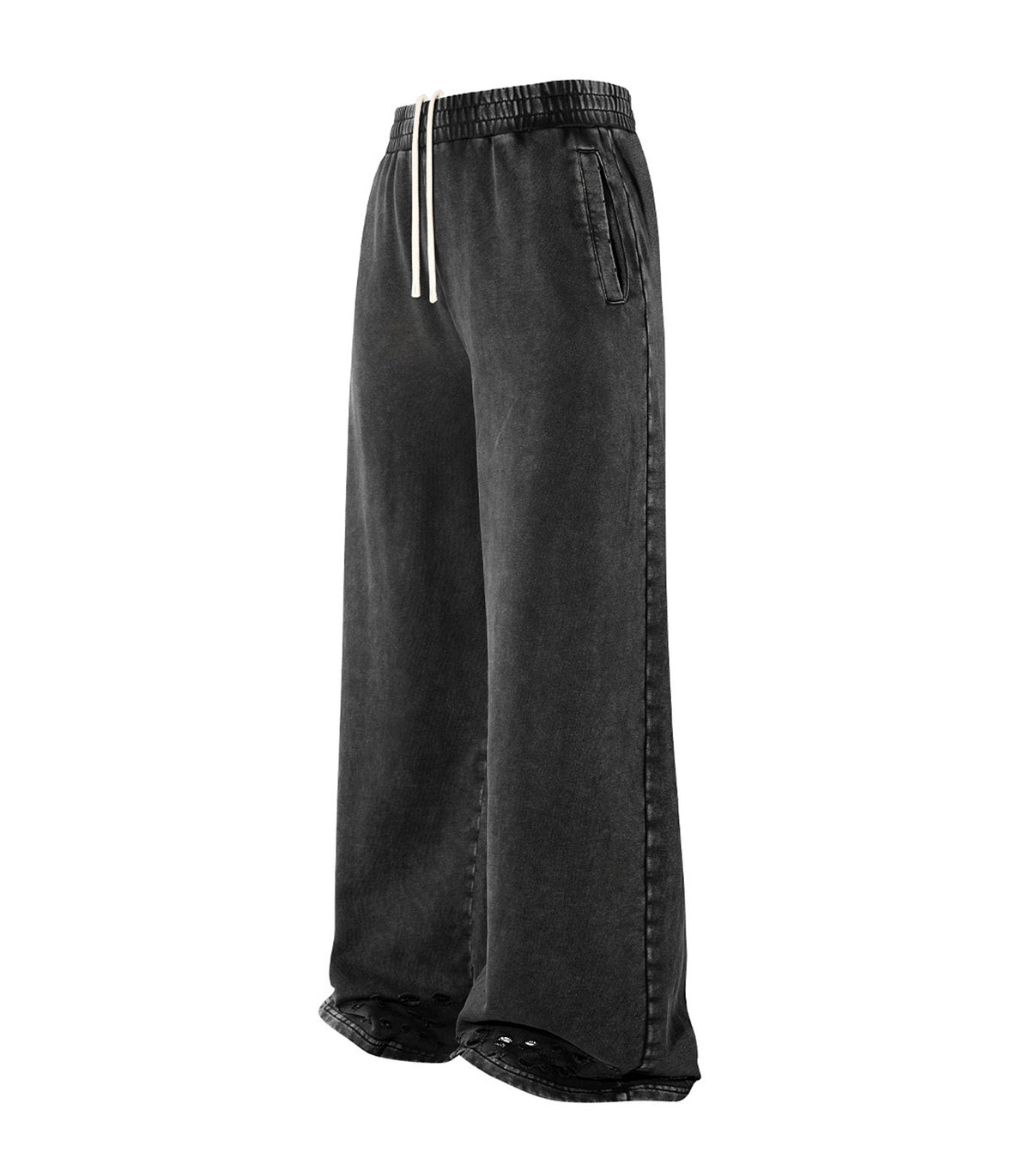 UNDEVELOPED NOIR DISTRESSED SWEATPANTS - AVBL MRKT (3)