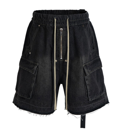 UNDEVELOPED NOIR DRAWSTRING DENIM CARGO - AVBL MRKT (1)