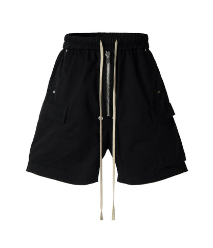 UNDEVELOPED NOIR DRAWSTRING SHORTS - AVBL MRKT (1)
