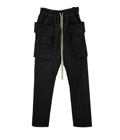 UNDEVELOPED NOIR DROP-CROTCH DRAWSTRING CARGO PANTS - AVBL MRKT (1)