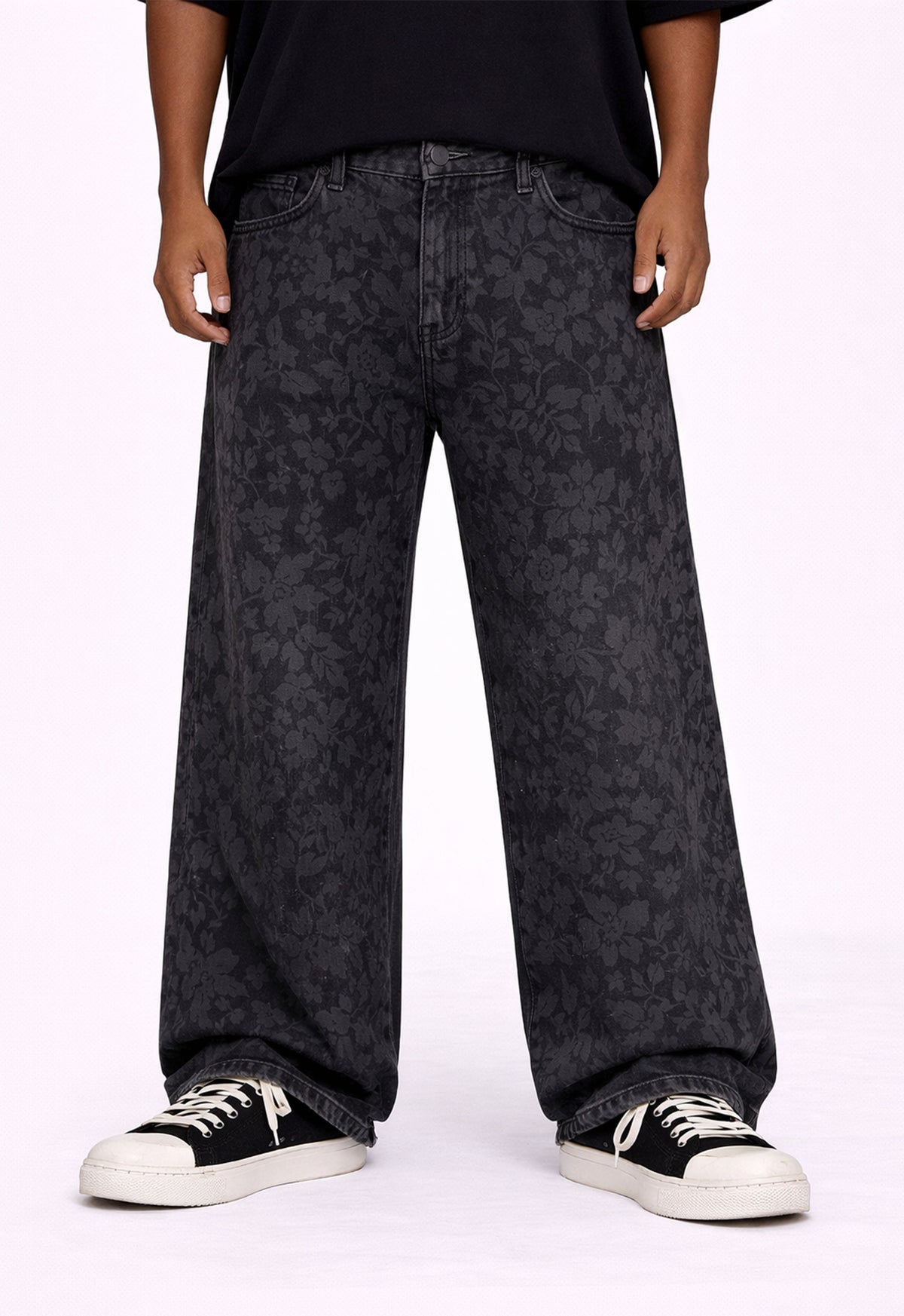 UNDEVELOPED NOIR FLORAL DENIM - AVBL MRKT (2)