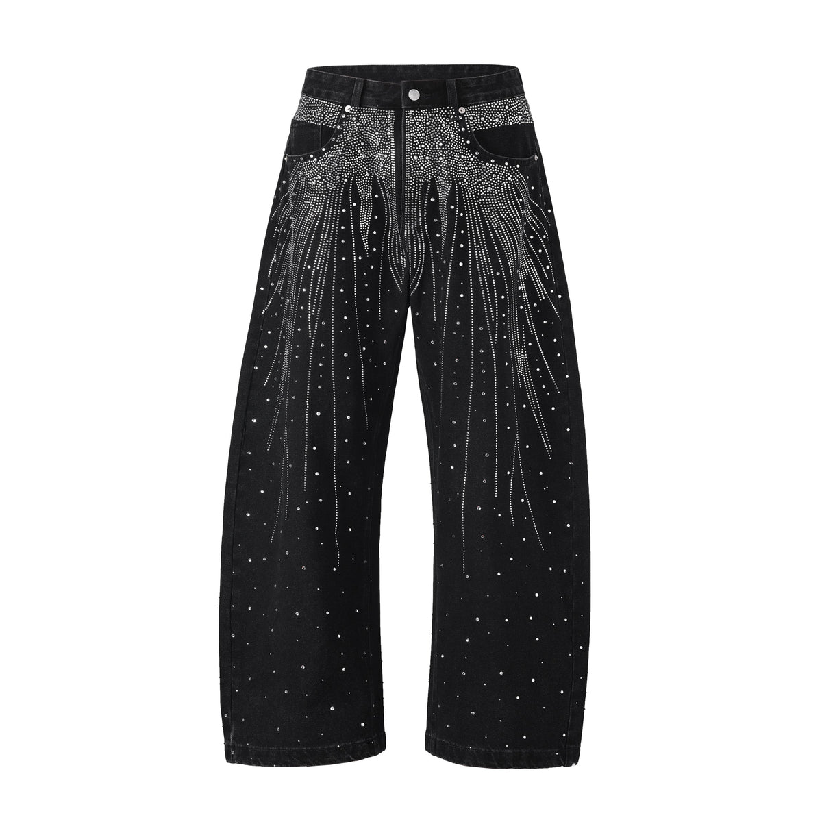 UNDEVELOPED NOIR FLORAL RHINESTONE DENIM - AVBL MRKT (1)