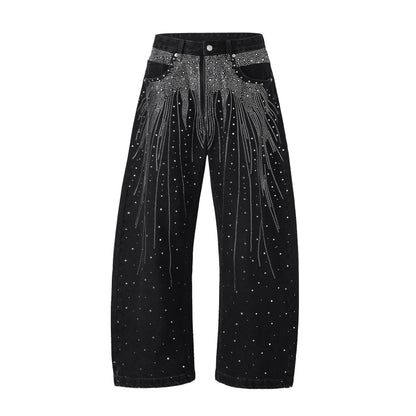 UNDEVELOPED NOIR FLORAL RHINESTONE DENIM - AVBL MRKT (1)