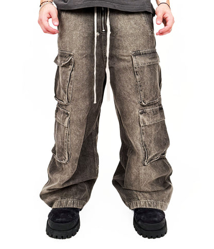 UNDEVELOPED NOIR FLOW DENIM CARGO PANTS - AVBL MRKT (3)