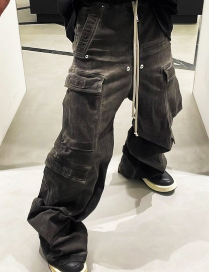 UNDEVELOPED NOIR FLOW DENIM CARGO PANTS - AVBL MRKT (4)