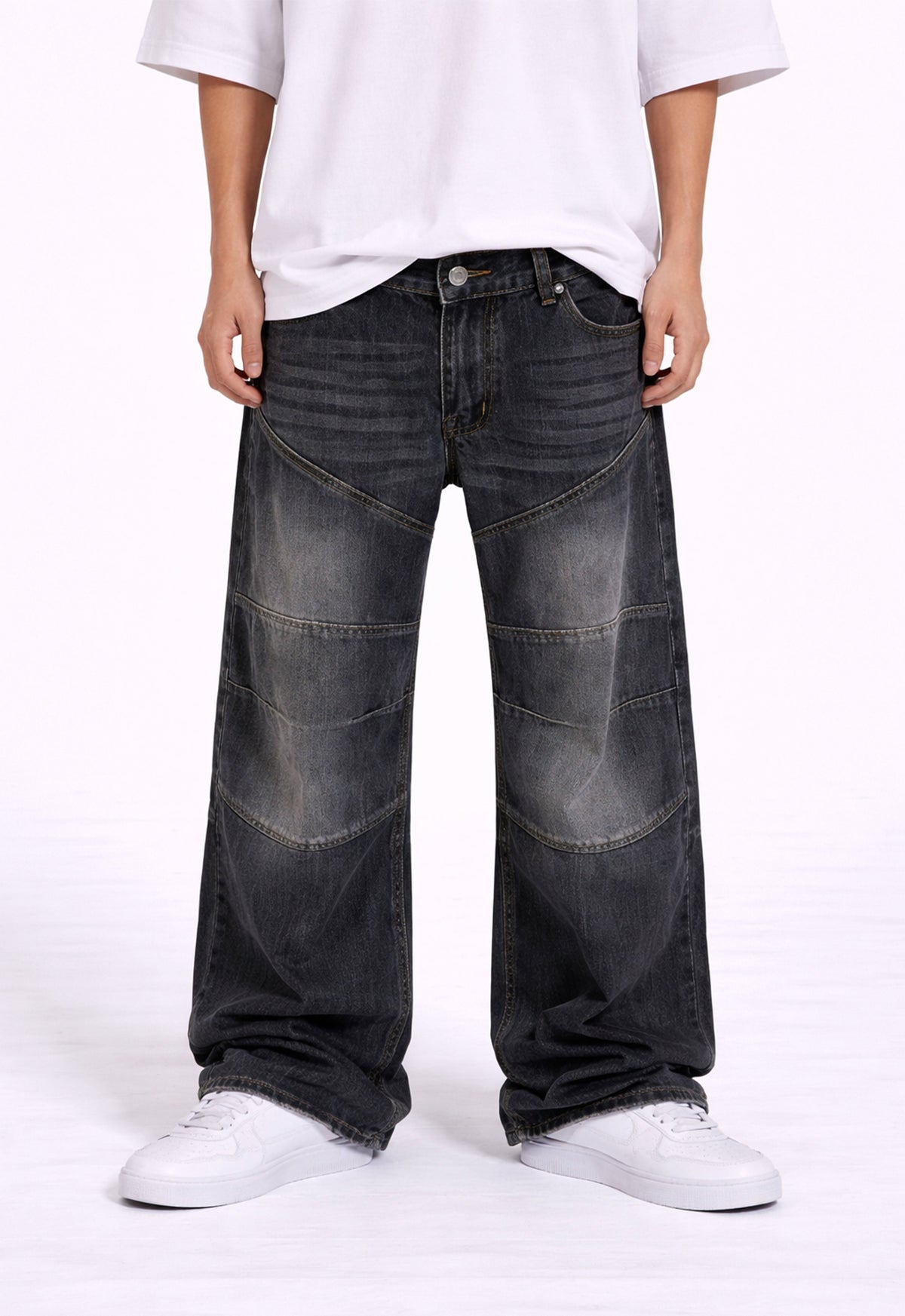 UNDEVELOPED NOIR PANEL DENIM - AVBL MRKT (2)