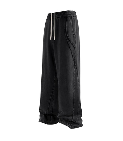 UNDEVELOPED NOIR PANEL SWEATPANTS - AVBL MRKT (3)