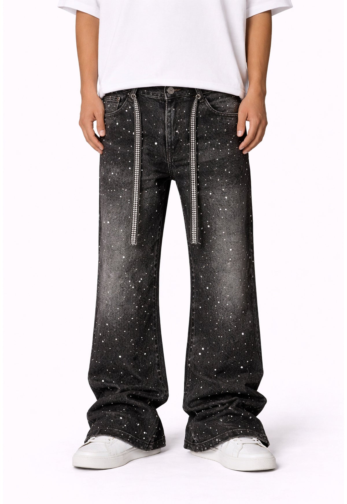 UNDEVELOPED NOIR RHINESTONE DENIM - AVBL MRKT (2)