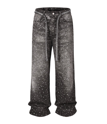 UNDEVELOPED NOIR RHINESTONE DENIM (UNISEX) - AVBL MRKT (1)