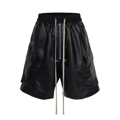 UNDEVELOPED NOIR SHINE CARGO SHORTS - AVBL MRKT (1)