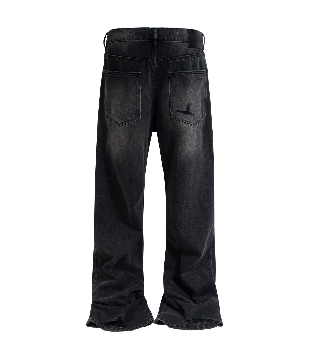 UNDEVELOPED NOIR SPLIT KNEE DENIM - AVBL MRKT (3)