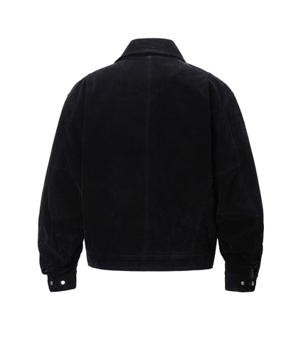 UNDEVELOPED NOIR SUEDE WORK JACKET - AVBL MRKT (3)