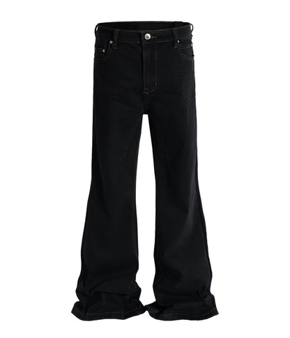 UNDEVELOPED NOIR WIDEBOY FLARE DENIM - AVBL MRKT (1)