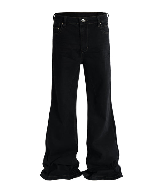 UNDEVELOPED NOIR WIDEBOY FLARE DENIM - AVBL MRKT (1)