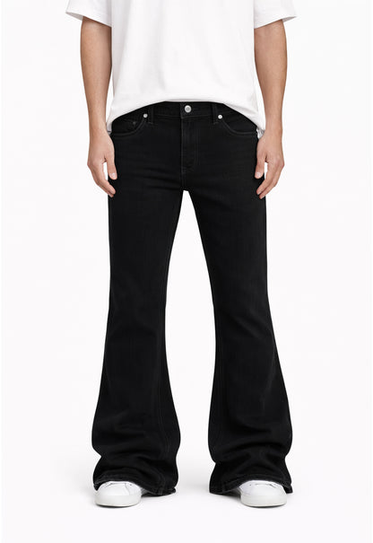 UNDEVELOPED NOIR WIDEBOY FLARE DENIM - AVBL MRKT (2)