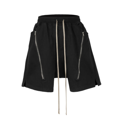UNDEVELOPED NOIR ZIP DRAWSTRING CARGO SHORTS - AVBL MRKT (1)