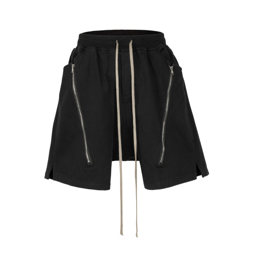 UNDEVELOPED NOIR ZIP DRAWSTRING CARGO SHORTS - AVBL MRKT (1)