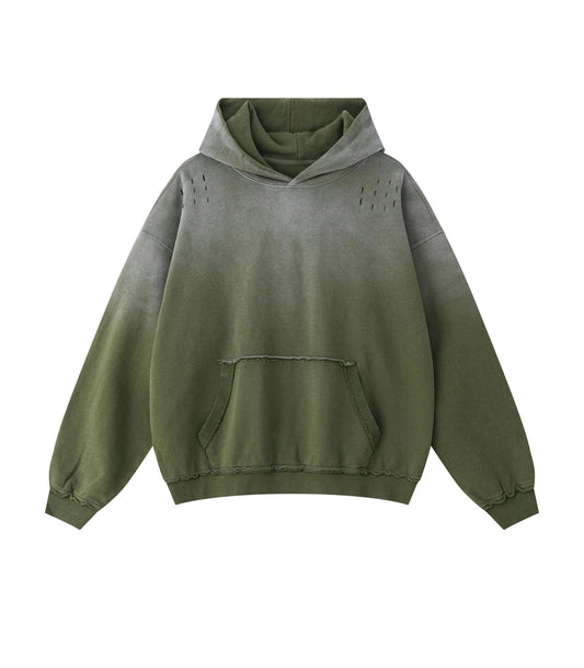 UNDEVELOPED OLIVE SUNFADE HOODIE - AVBL MRKT (1)