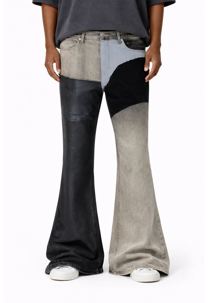 UNDEVELOPED PATCHWORK FLARE DENIM - AVBL MRKT (2)