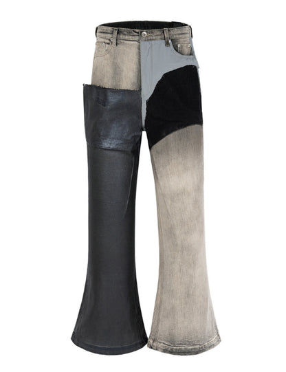 UNDEVELOPED PATCHWORK FLARE DENIM (UNISEX) - AVBL MRKT (1)