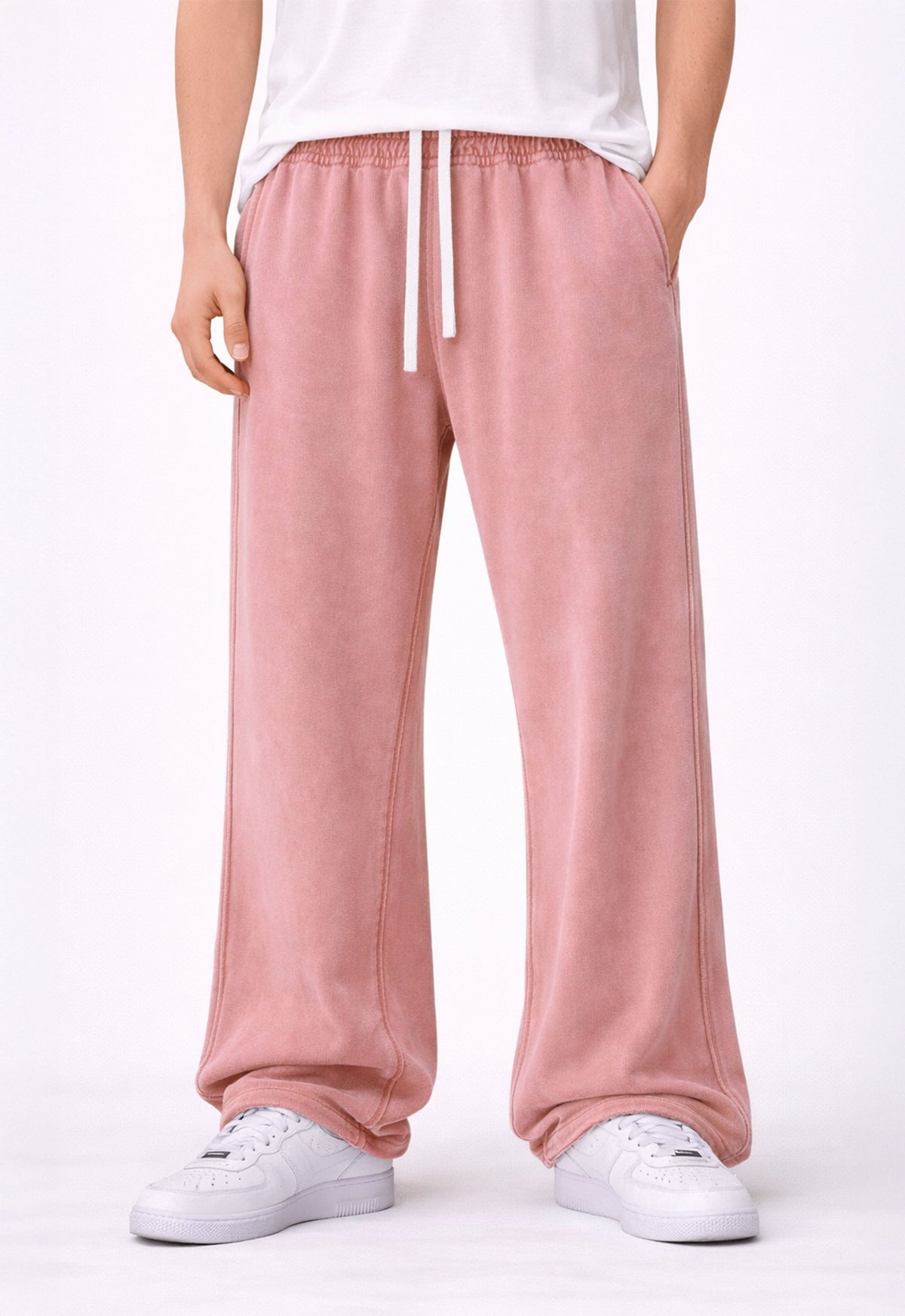 UNDEVELOPED PEACH OVER-DYE SWEATPANTS - AVBL MRKT (2)