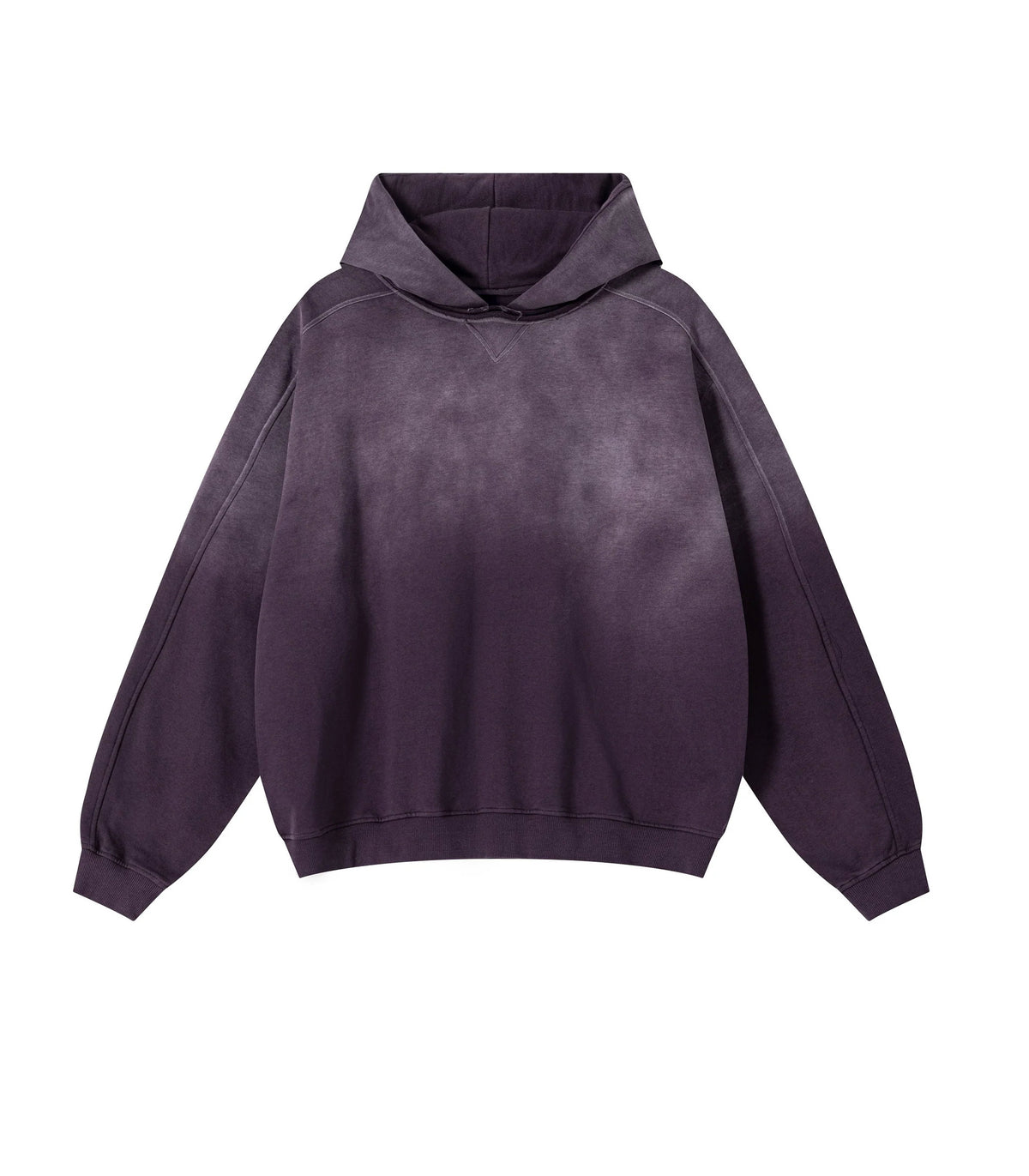 UNDEVELOPED PLUM CONTRAST PANEL HOODIE - AVBL MRKT (1)