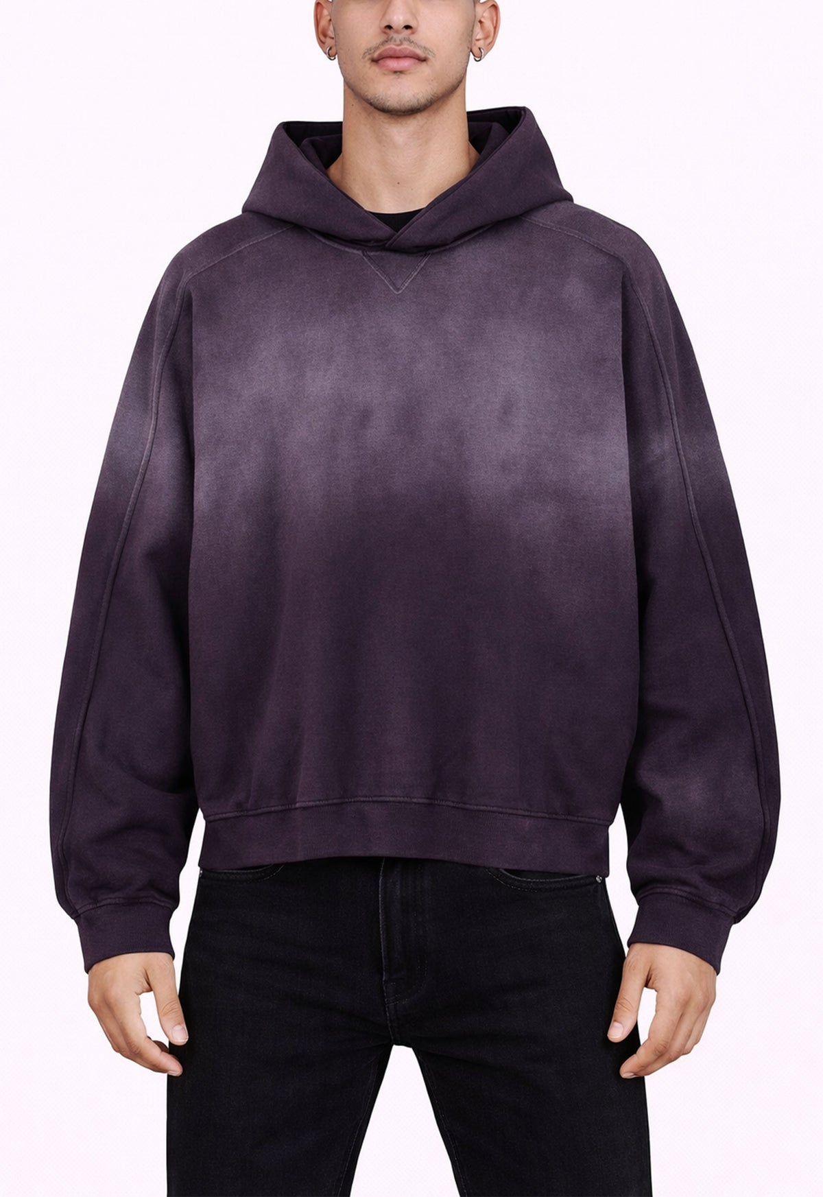 UNDEVELOPED PLUM CONTRAST PANEL HOODIE - AVBL MRKT (2)