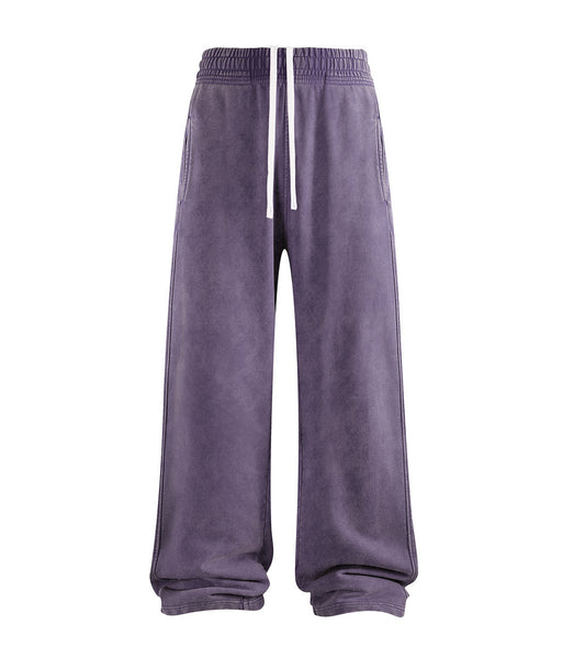 UNDEVELOPED PLUM OVER-DYE SWEATPANTS - AVBL MRKT (1)