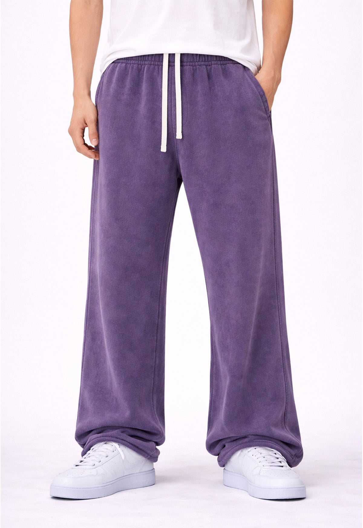 UNDEVELOPED PLUM OVER-DYE SWEATPANTS - AVBL MRKT (2)