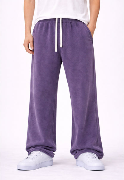 UNDEVELOPED PLUM OVER-DYE SWEATPANTS - AVBL MRKT (2)
