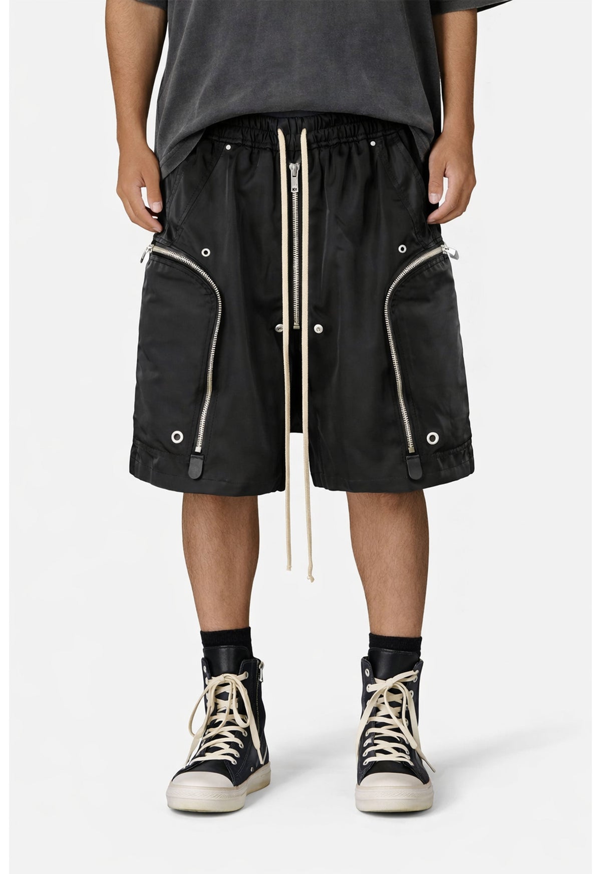 UNDEVELOPED RAPTURE ZIP SHORTS - AVBL MRKT (2)