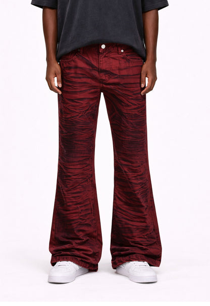 UNDEVELOPED RED TIGER FLARE DENIM - AVBL MRKT (2)