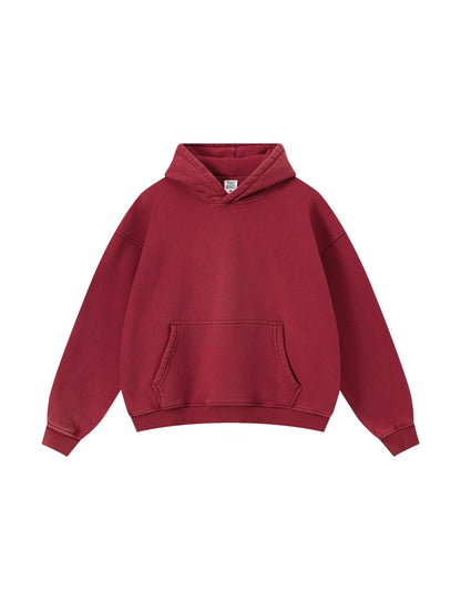 UNDEVELOPED RED VINTAGE HOODIE - AVBL MRKT (1)