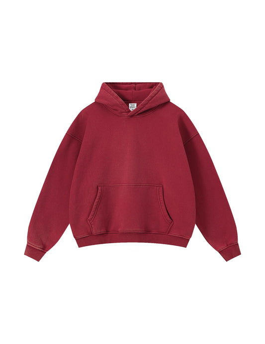 UNDEVELOPED RED VINTAGE HOODIE - AVBL MRKT (1)