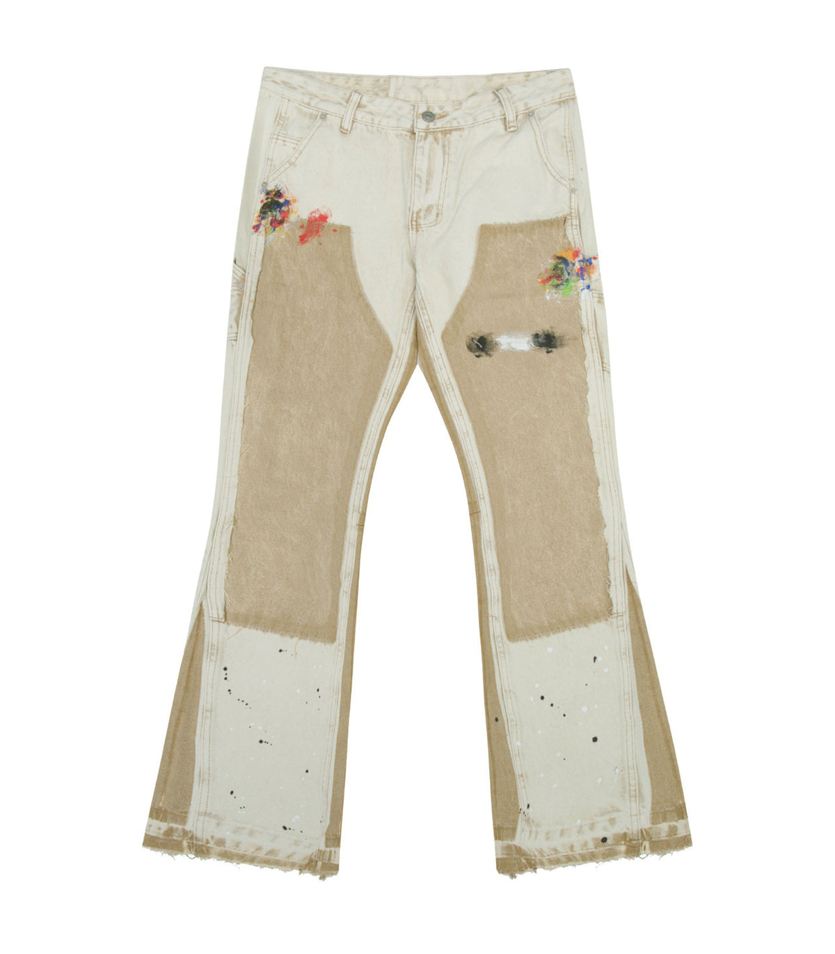 UNDEVELOPED SAND SPLIT PAINTERS DENIM - AVBL MRKT (1)