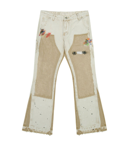 UNDEVELOPED SAND SPLIT PAINTERS DENIM - AVBL MRKT (1)